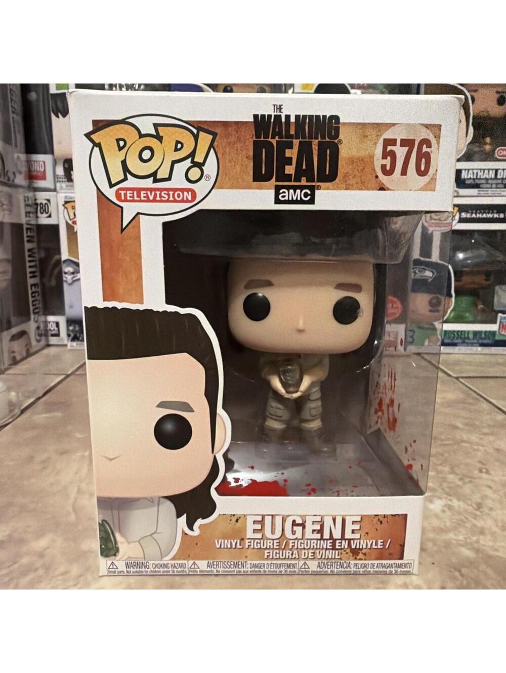 Funko POP! The Walking Dead EUGENE #576 Vinyl Figure w/Protector